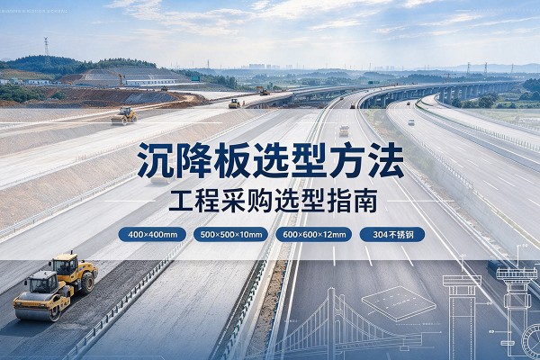 嫩江沉降板选择方法