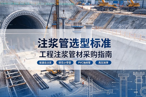 嫩江注浆管选型标准