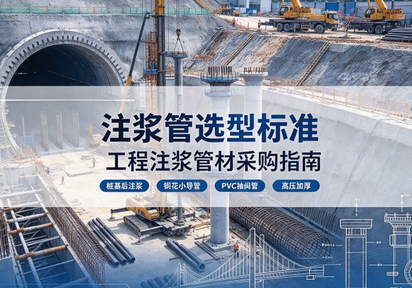 嫩江注浆管选型标准